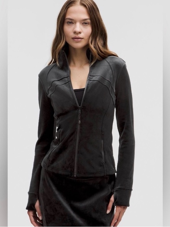 lululemon athletica Jackets & Blazers - NWOT Lululemon Define Velvet Full Zip Jacket Black Size 14